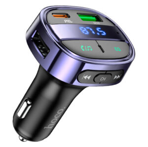 Car charger E70 PD30W+QC3.0 with wireless FM transmitter