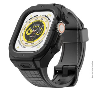 Green Lion Styled Ultra Case for 49mm Smartwatch -Black