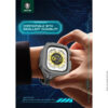 Green Lion Styled Ultra Case for 49mm Smartwatch -Black