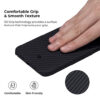 PITAKA Magnetic Phone Case for iPhone 12 Pro 6.7" Minimalist MagEZ Case -Black/Grey (Twill)