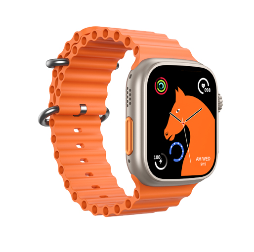 Telzeal TC55 Ultra Smart Watch 49mm with 2 Strap - Gold