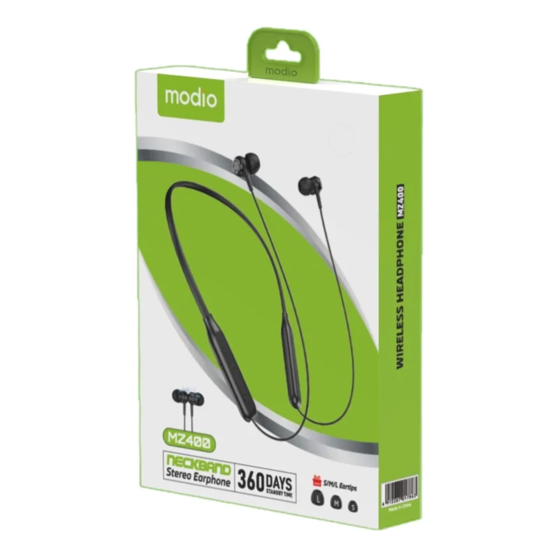 Modio MZ400 Magnetic Stereo Bluetooth Earphone