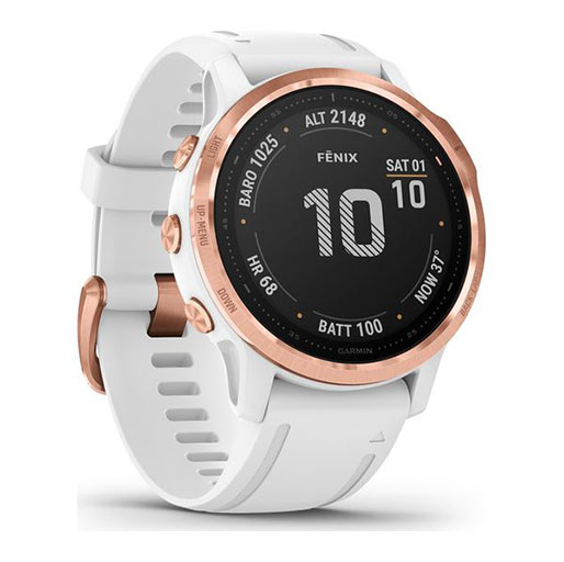 Garmin fenix 6S Pro - Rose Gold & White, 42 mm