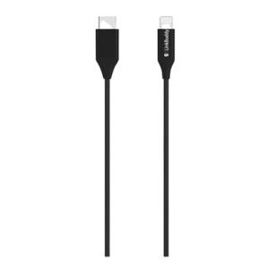 SwitchEasy LinkBuddy, Type C to Lightning MFi cable, with stand, 1.2m - Black