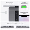 Apple MacBook Pro 14-inch (2021) – Apple M1 Chip Pro / 16GB RAM / 512GB SSD / 14-core GPU / macOS Monterey / English & Arabic Keyboard / Space Grey / Middle East Version – [MKGP3AB/A]