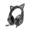 HOCO Gaming Headphones Hoco W107 Phantom Cute Cat Luminous