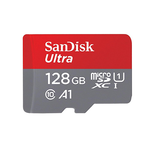 SanDisk Ultra® microSDXC UHS-I Card, 128GB, 140MB/s