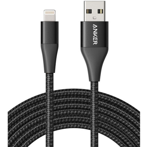 Anker Powerline+ II Lightning (0.9m/3ft) C89 - Black