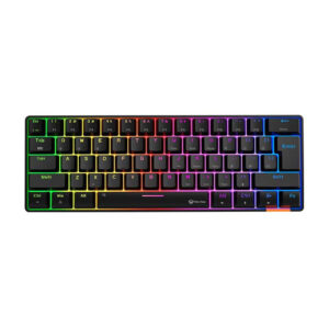 Meetion MT-MK005 Mechanical Keyboard Rainbow with Type C and Bluetooth- Mini