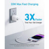 ANKER 323 CHARGER WITH 310 USB-C TO LIGHTNING CABLE