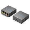 vention RCA to HDMI Converter Metal Type Converter VBS RAC Audio and Video Adapter 720p/1080P, Widely Used Retro Games/TV/VCR/PS1/PS2 / DVD/PAL/NTSC