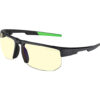 GUNNAR Torpedo-X Razer Edition, Gaming Eyewear with Gunnar Focus, Onyx Frames with interchangeable strap temple for headset comfort, Amber Lens, 65% Blue Light and 100% UV Protection, RZR-30008